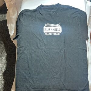 Bushmills Irish Whiskey Short Sleeve Black Logo Tee